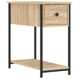 Berkfield Home Bedside Cabinets 2 pcs Sonoma Oak 30x60x60 cm Engineered Wood in Brown - Size: 30 x 60 x 60 cm - thumbnail 5