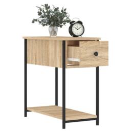 Berkfield Home Bedside Cabinets 2 pcs Sonoma Oak 30x60x60 cm Engineered Wood in Brown - Size: 30 x 60 x 60 cm - thumbnail 4