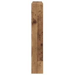 Berkfield Home Headboard Old Wood Solid Reclaimed Wood 120 x 17 x 102 cm in Brown - thumbnail 7