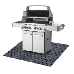 RugsX Vectra 902 Protective Rug in Grey - Size: 100 cm x 200 cm - thumbnail 1