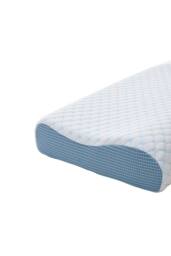 Living and Home High-Density Memory Foam Pillow with Zip-Off Cover in White - thumbnail 5