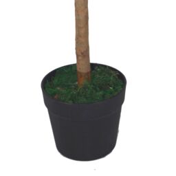 Leaf 120cm Design UK Pair of Artificial Bay Topiary Ball Trees in Green - thumbnail 3