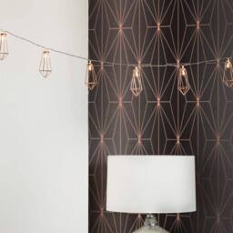 Globrite Geometric Rose Gold Diamond String Lights with 20 LEDs - thumbnail 6