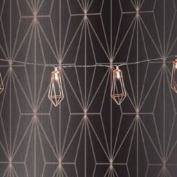 Globrite Geometric Rose Gold Diamond String Lights with 20 LEDs - thumbnail 7
