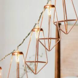 Globrite Geometric Rose Gold Diamond String Lights with 20 LEDs - thumbnail 3