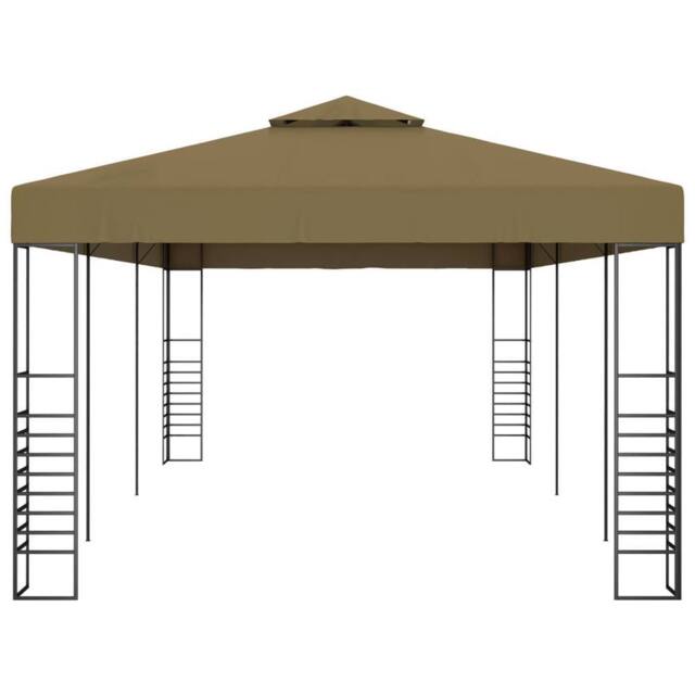 Berkfield Home Stable Garden Gazebo 6x3x2.7 m Taupe 180 g/m ² - image 1