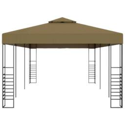Berkfield Home Stable Garden Gazebo 6x3x2.7 m Taupe 180 g/m ² - thumbnail 1