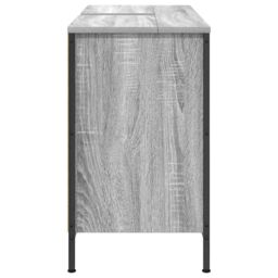 Berkfield Home Basin Cabinet with Drawers Grey Sonoma 90x34.5x60 cm - thumbnail 7
