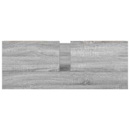 Berkfield Home Basin Cabinet with Drawers Grey Sonoma 90x34.5x60 cm - thumbnail 9