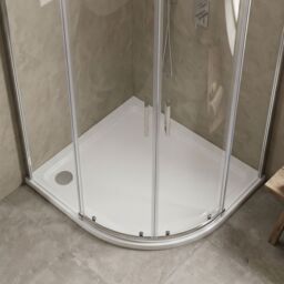 Balterley Premium Shower Tray - Right Hand Offset Quadrant - 1200mm x 900mm - White - thumbnail 9