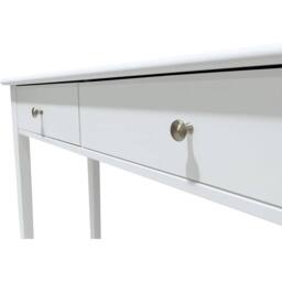 Kelvenix 2 Drawer Console Table White - Size: 0.6m2 - thumbnail 3
