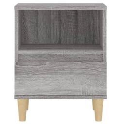 Berkfield Home Bedside Cabinets 2 pcs Grey Sonoma 40x35x50 cm - Size: 40 x 35 x 50 cm - thumbnail 6