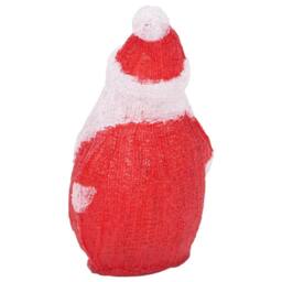 Berkfield Home LED Christmas Acrylic Santa Figure Indoor & Outdoor 28cm in Red - thumbnail 6