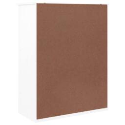 Berkfield Home Shoe Cabinet ALTA White 77x35x96 cm Solid Wood Pine - Size: 77 x 35 x 96 cm - thumbnail 6