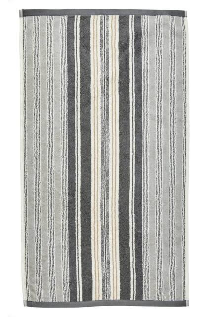 Helena Springfield 'Beach House Stripe' Cotton Towel in Grey - image 1