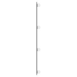Berkfield Home Wall Mirror with LED Lights 30x80 cm Glass Rectangle in Silver - thumbnail 6