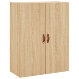 Berkfield Home Wall Mounted Cabinet Sonoma Oak 69.5x34x90 cm in Brown - thumbnail 2