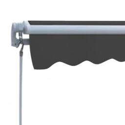 Berkfield Home Folding Awning Manual Operated 300 cm Anthracite in Black - thumbnail 4