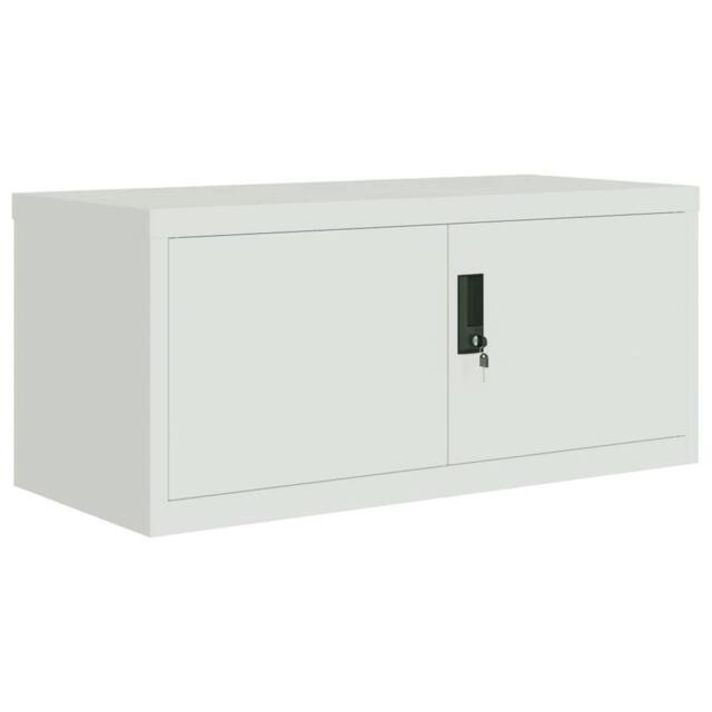 Berkfield Home File Cabinet Light Grey 90x40x40 cm Steel - Size: 90 x 40 x 40 cm - image 1