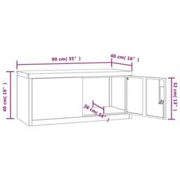 Berkfield Home File Cabinet Light Grey 90x40x40 cm Steel - Size: 90 x 40 x 40 cm - thumbnail 9