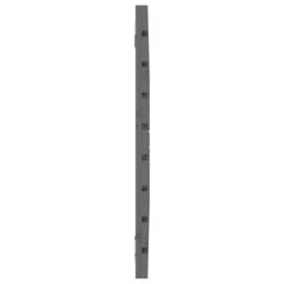 Berkfield Home Wall Headboard Grey 106x3x63 cm Solid Wood Pine - Size: 106 x 3 x 63 cm - thumbnail 5