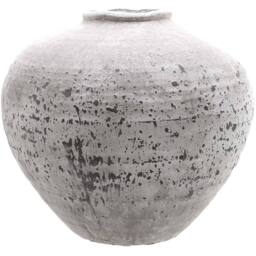 Lemon Pavilion Furniture and Decor Regola Large Vase - Ceramic - L35 x W35 x H31 cm - Stone in Grey