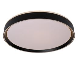 Lucide 'NURIA' Dimmable Stylish Decorative Indoor LED Flush Ceiling Light in Black - thumbnail 5
