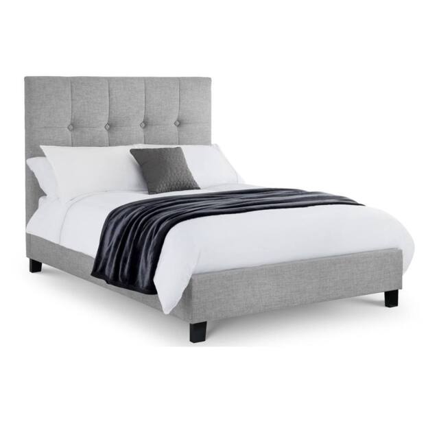 Cheshire Cascade High Headboard Bed - Light Grey - Superking (180cm) (150cm) - Size: Super King - image 1