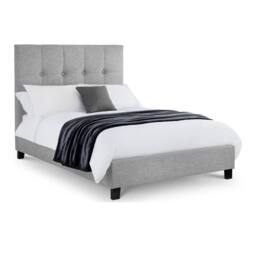 Cheshire Cascade High Headboard Bed - Light Grey - Superking (180cm) (150cm) - Size: Super King - thumbnail 1
