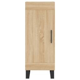 Berkfield Home Highboard Sonoma Oak 34.5x34x180 cm Engineered Wood in Brown - thumbnail 8