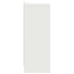 Berkfield Home Shoe Cabinet White 31.5x35x90 cm Engineered Wood - thumbnail 5