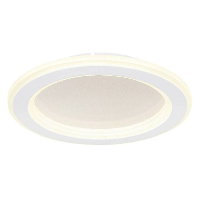 Netlighting Tini Integrated LED Semi Flush Ceiling Light White LED 4000K - image 1