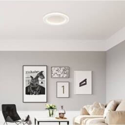 Netlighting Tini Integrated LED Semi Flush Ceiling Light White LED 4000K - thumbnail 4