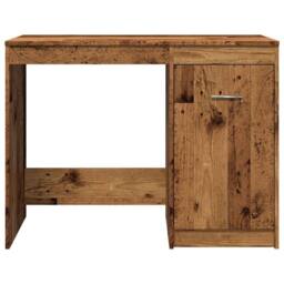 Berkfield Home Desk Old Wood 100x50x76 cm Engineered Wood in Brown - Size: 100 x 50 x 76 cm - thumbnail 5
