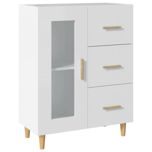 Berkfield Home Sideboard White 69, 5x34x90 cm Engineered Wood - Size: 5 x 34 x 90 cm - image 1