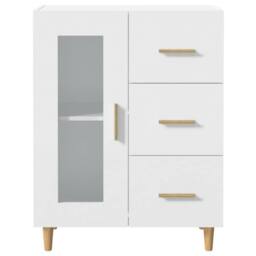 Berkfield Home Sideboard White 69, 5x34x90 cm Engineered Wood - Size: 5 x 34 x 90 cm - thumbnail 6