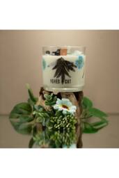 KDMD Agnes & Cat Botanical Soy Wax Candle Sea Salt & Moss 350g in White - thumbnail 5
