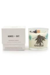 KDMD Agnes & Cat Botanical Soy Wax Candle Sea Salt & Moss 350g in White