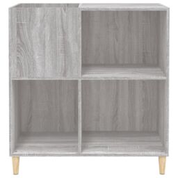 Berkfield Home Record Cabinet Grey Sonoma 84.5x38x89 cm Engineered Wood - thumbnail 5