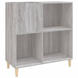 Berkfield Home Record Cabinet Grey Sonoma 84.5x38x89 cm Engineered Wood - thumbnail 2