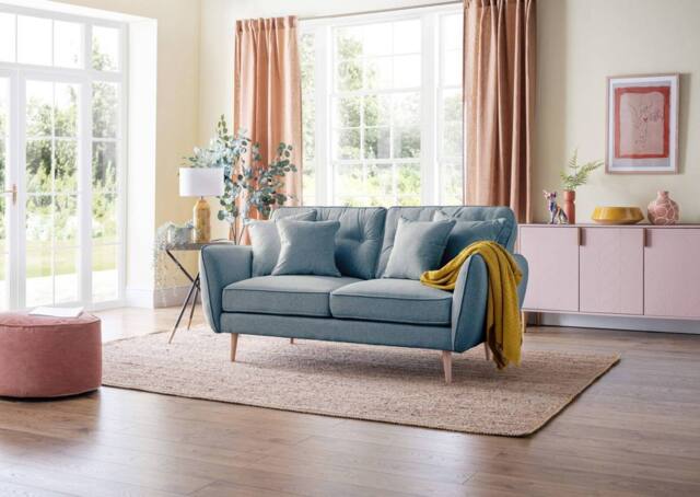 The Great Sofa Company Ailis Medium Sofa Faro Denim in Blue - image 1