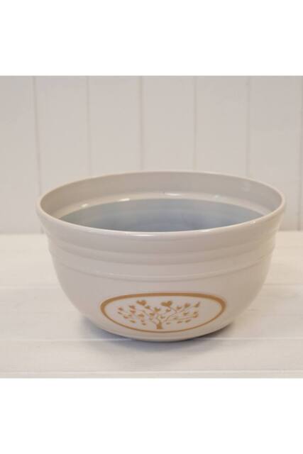 KDMD Cream Round Love Heart Tree Bowl Plastic Planter 6.6LTR - image 1