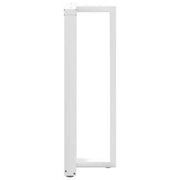 Berkfield Home Bar Table Legs T-Shaped¬†2 pcs White 40x35x(110-111) cm Steel - thumbnail 5