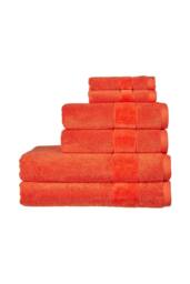 CHRISTY 'Prism' Bold Luxury 100% Turkish Cotton Towels in Orange - Size: Bath Sheet - thumbnail 2