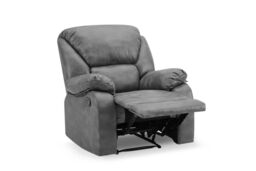 Home Detail Enoch Manual Recliner Armchair in Dark Grey - thumbnail 4