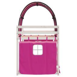 Berkfield Home Bunk Bed without Mattress Pink 80x200 cm Solid Wood Pine - thumbnail 6