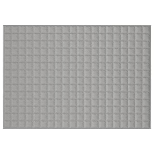 Berkfield Home Weighted Blanket Grey 140x200 cm Single 10 kg Fabric - image 1