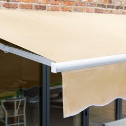 Primrose Awnings Electric Retractable Patio Awning Sun Canopy 3.0m x 2.5m in Off-White - thumbnail 6