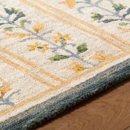 Livabliss Fairfax-Hand Tufted Green Beige Blue Yellow Wool Global Rug - Size: 200 cm x 275 cm - thumbnail 3