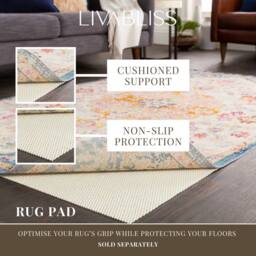 Livabliss Fairfax-Hand Tufted Green Beige Blue Yellow Wool Global Rug - Size: 200 cm x 275 cm - thumbnail 9